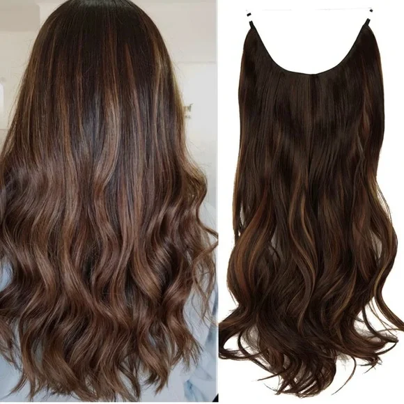 Accessories | 22 Inch Fish Line Band Halo Hair Extension  display picture 3